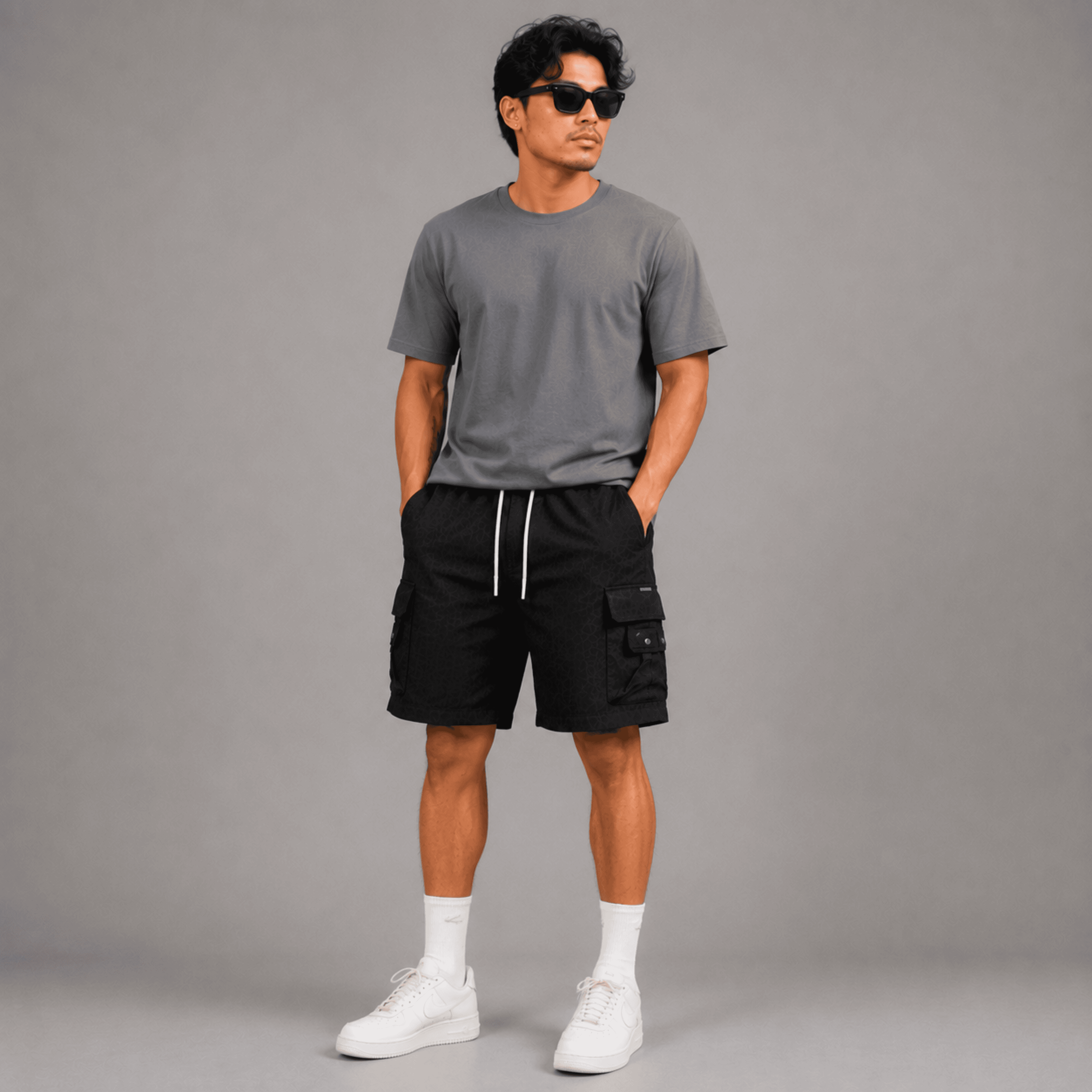 Nature Utility Cargo Shorts