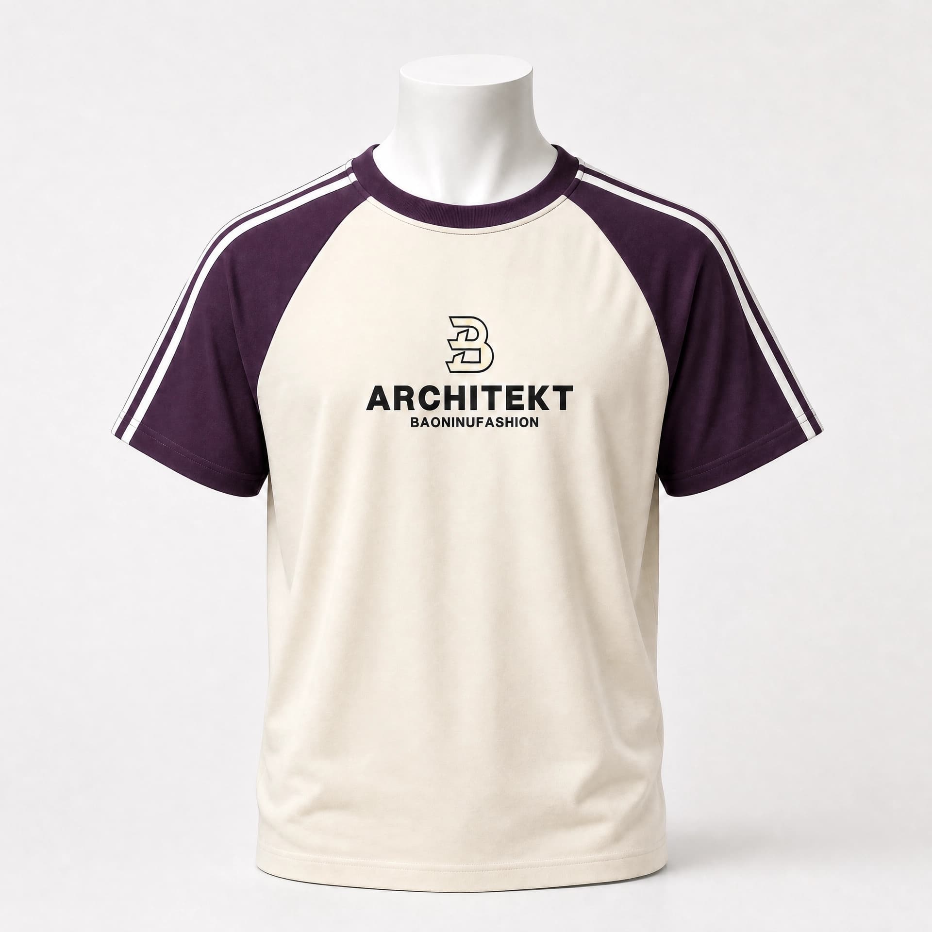 Two-Tone Raglan Baseball T-Shirt -